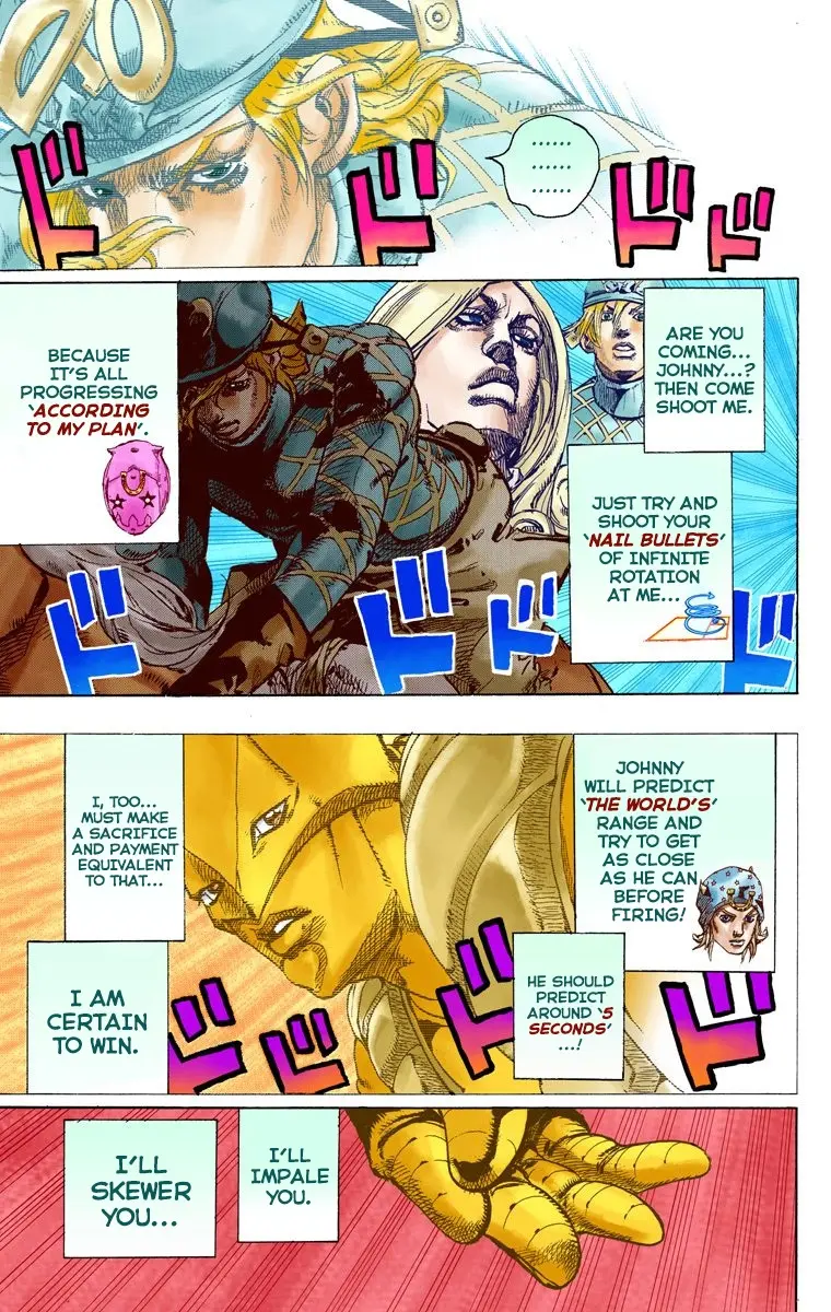 JoJo's Bizarre Adventure Steel Ball Run Colored Manga, chapter 93, page 22