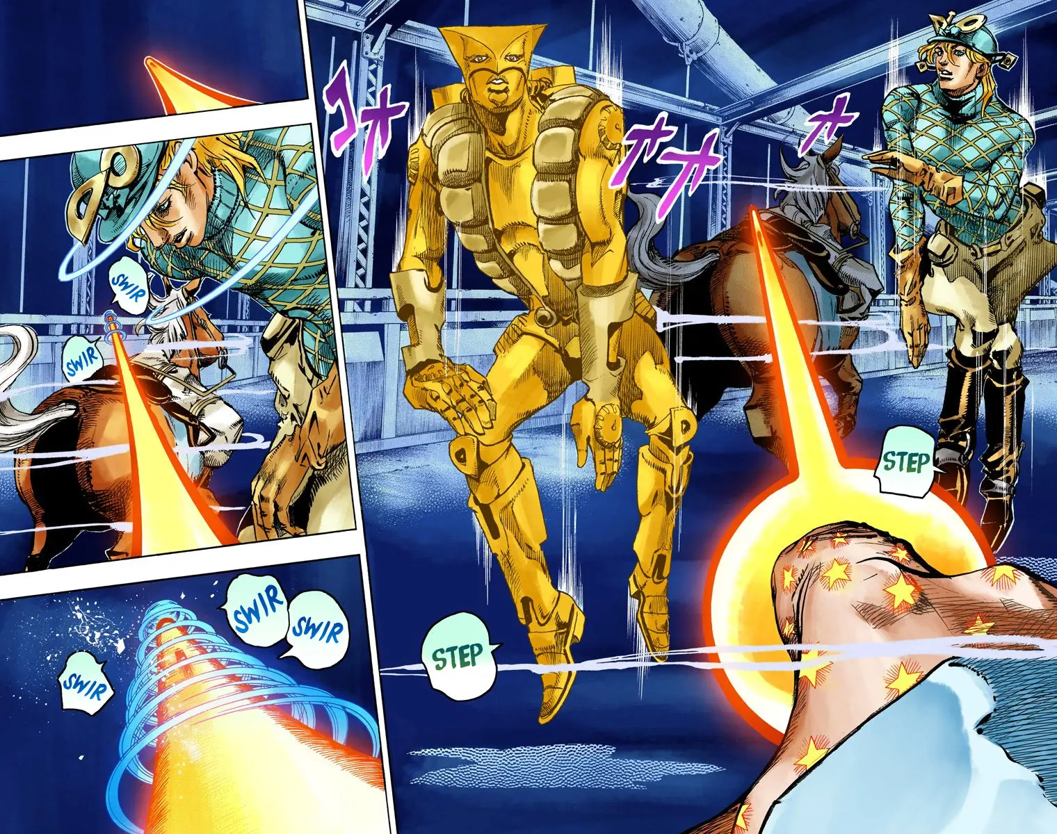 JoJo's Bizarre Adventure Steel Ball Run Colored Manga, chapter 94, page 3