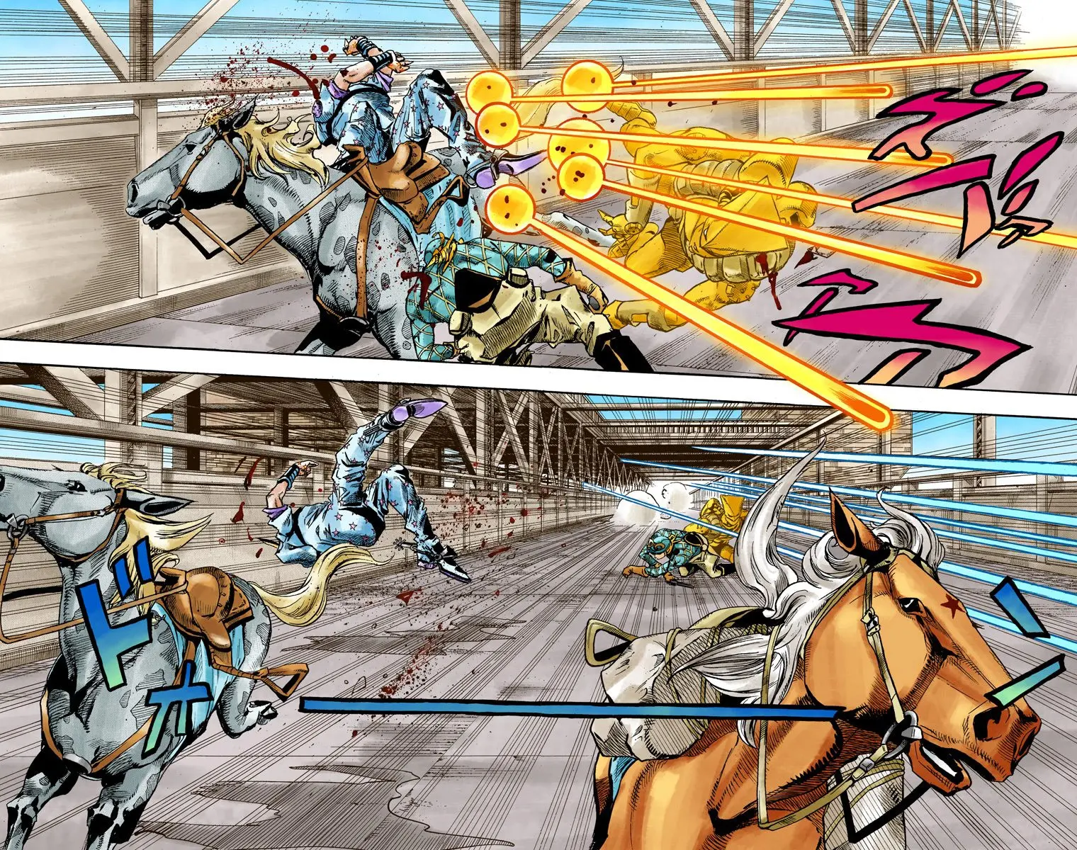 JoJo's Bizarre Adventure Steel Ball Run Colored Manga, chapter 94, page 11