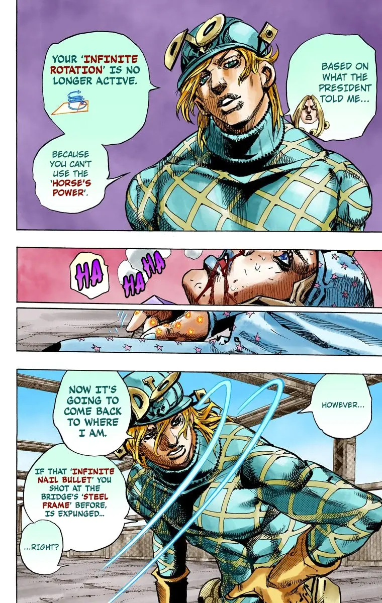 JoJo's Bizarre Adventure Steel Ball Run Colored Manga, chapter 94, page 15