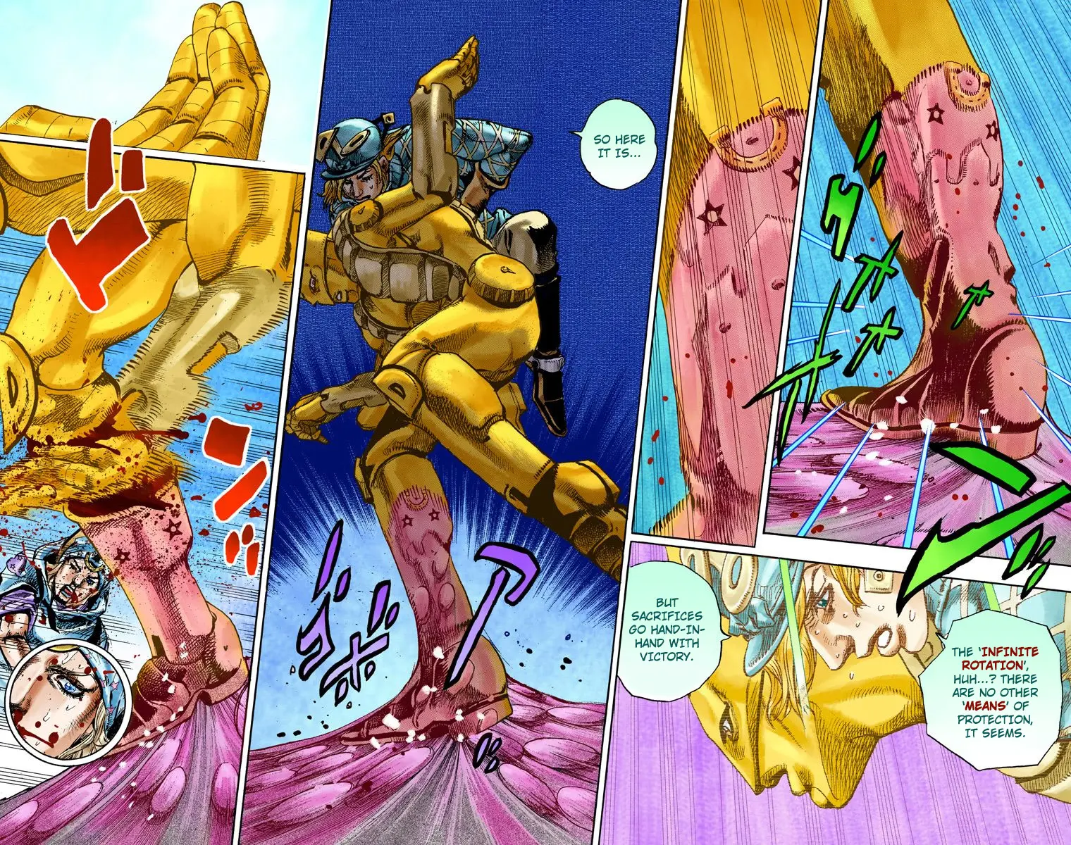 JoJo's Bizarre Adventure Steel Ball Run Colored Manga, chapter 94, page 18