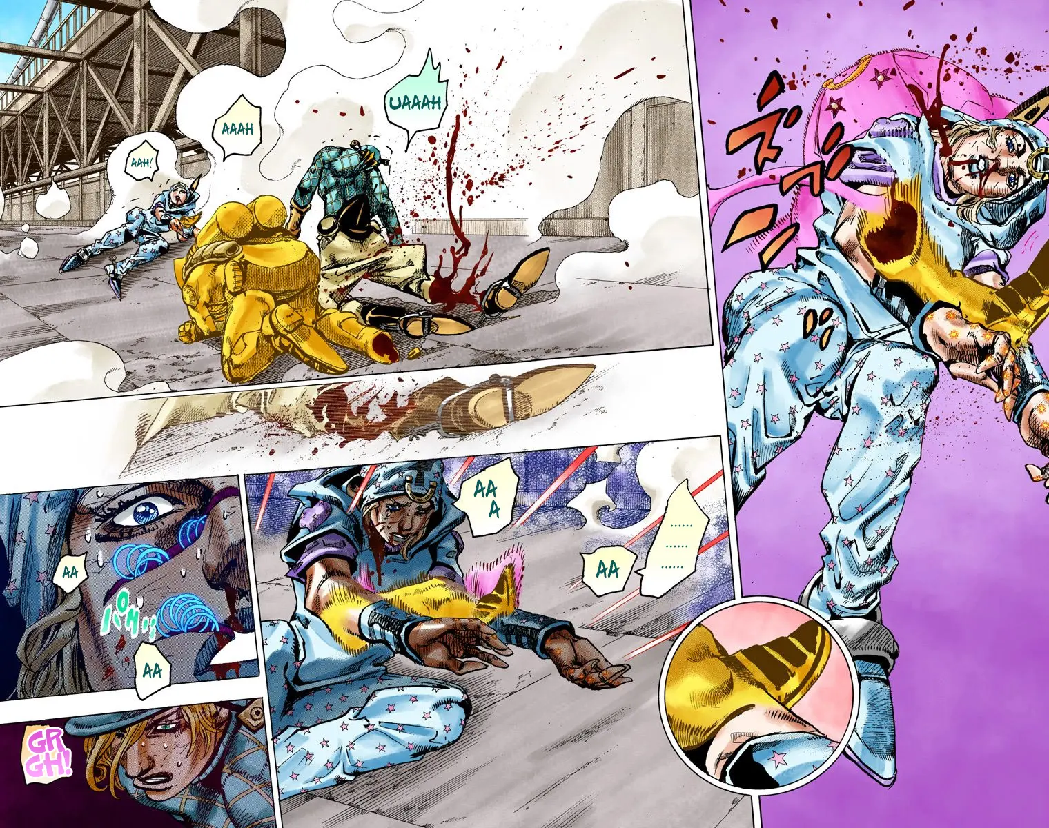 JoJo's Bizarre Adventure Steel Ball Run Colored Manga, chapter 94, page 20