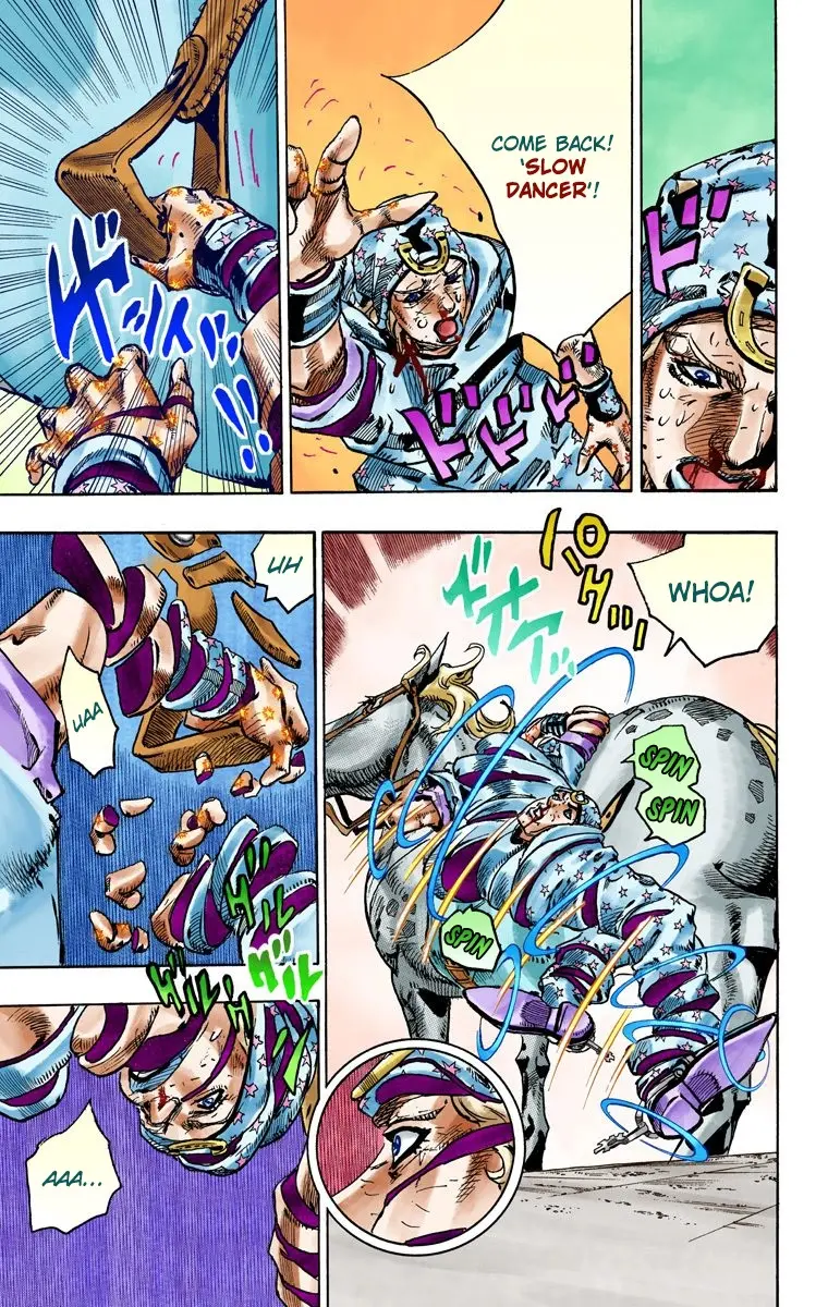 JoJo's Bizarre Adventure Steel Ball Run Colored Manga, chapter 94, page 28