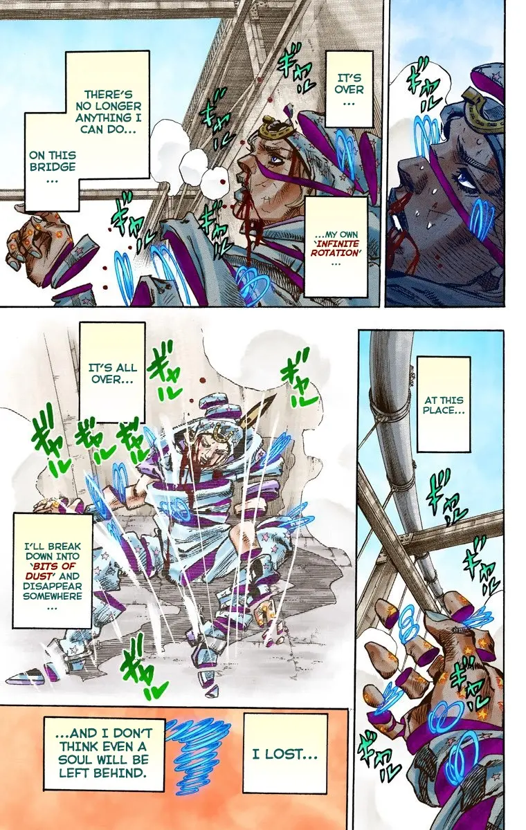 JoJo's Bizarre Adventure Steel Ball Run Colored Manga, chapter 95 END, page 6