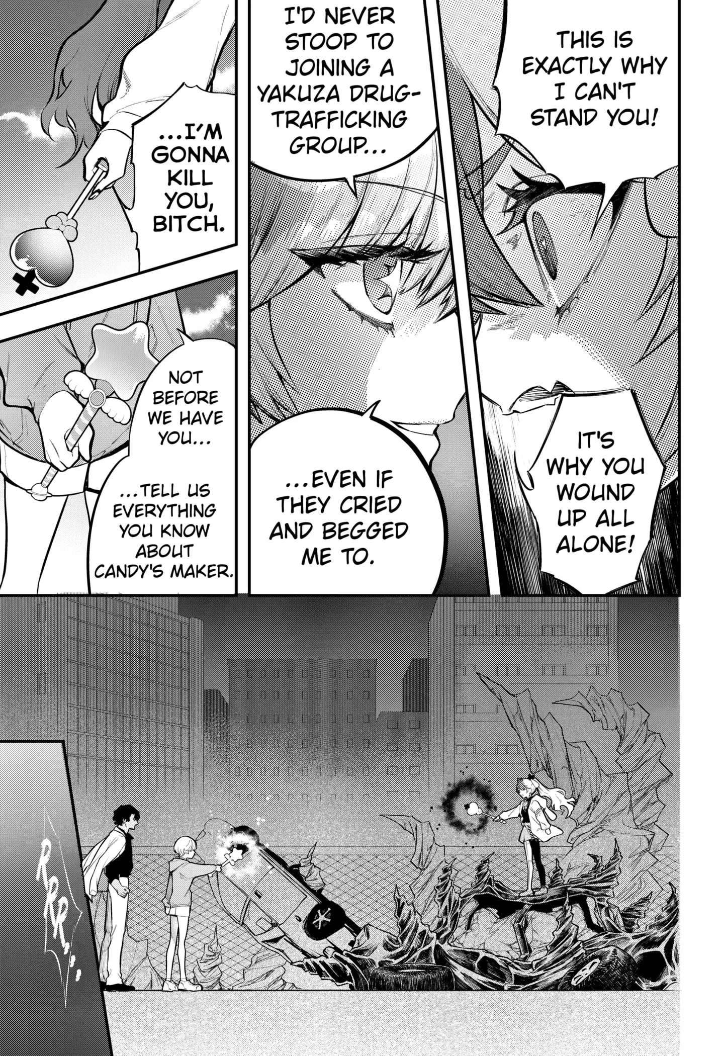 Magical Girl and Narco Wars, chapter 4, page 17