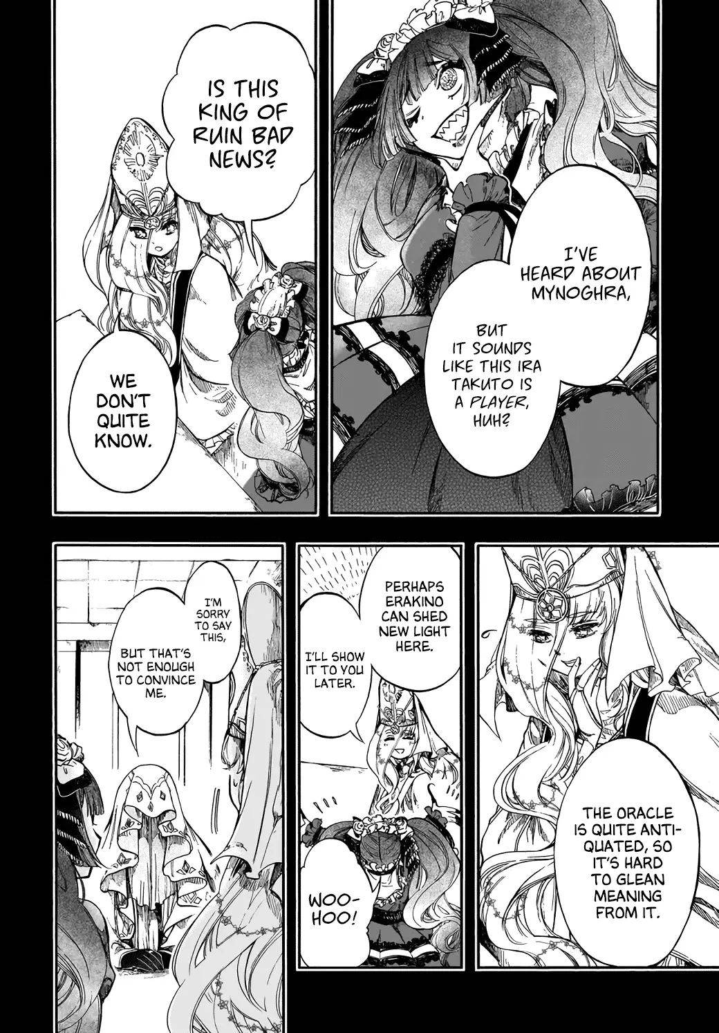 Apocalypse Bringer Mynoghra: World Conquest Starts with the Civilization of Ruin, chapter 28, page 18