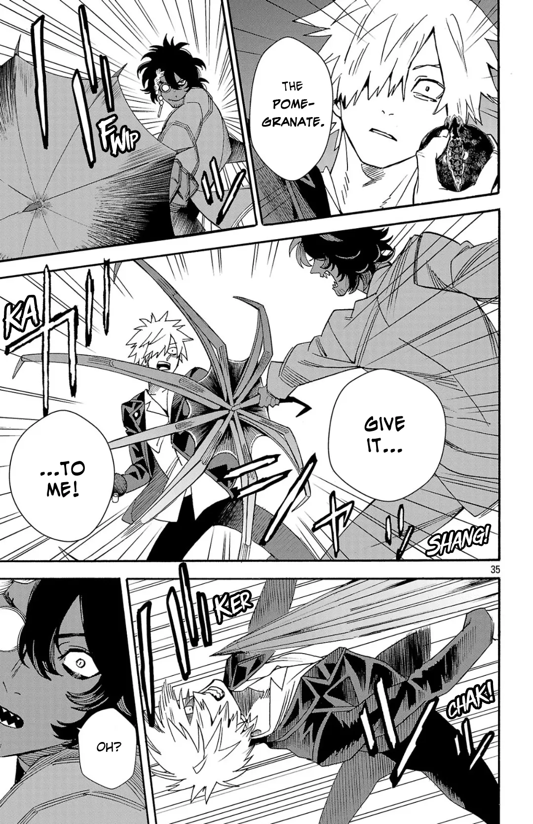 Meiou no Zakuro, chapter 1, page 35
