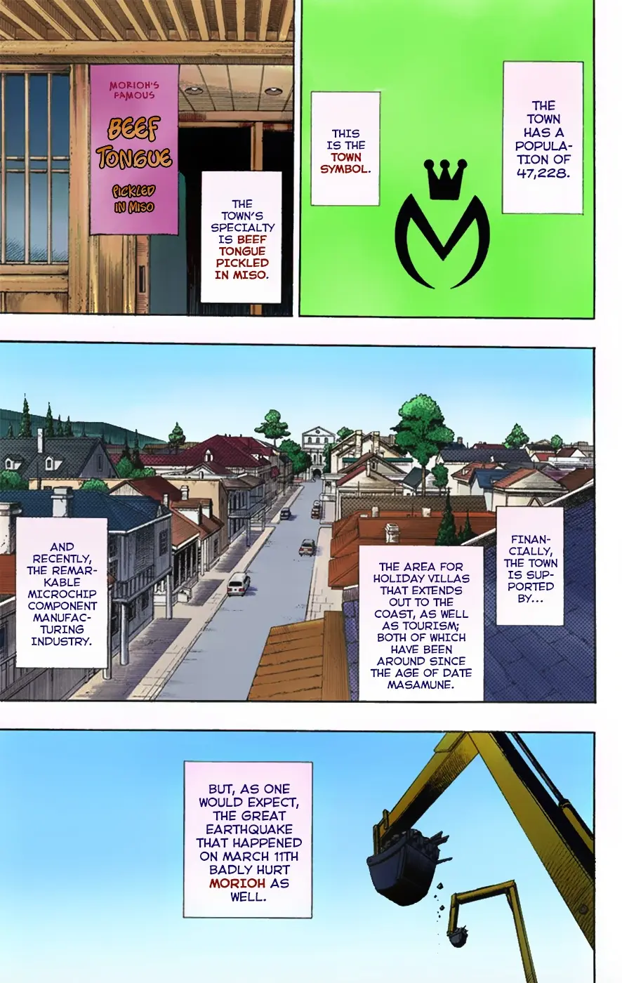 JoJo's Bizarre Adventure, Part 8: JoJolion Colored Manga, chapter 1, page 11