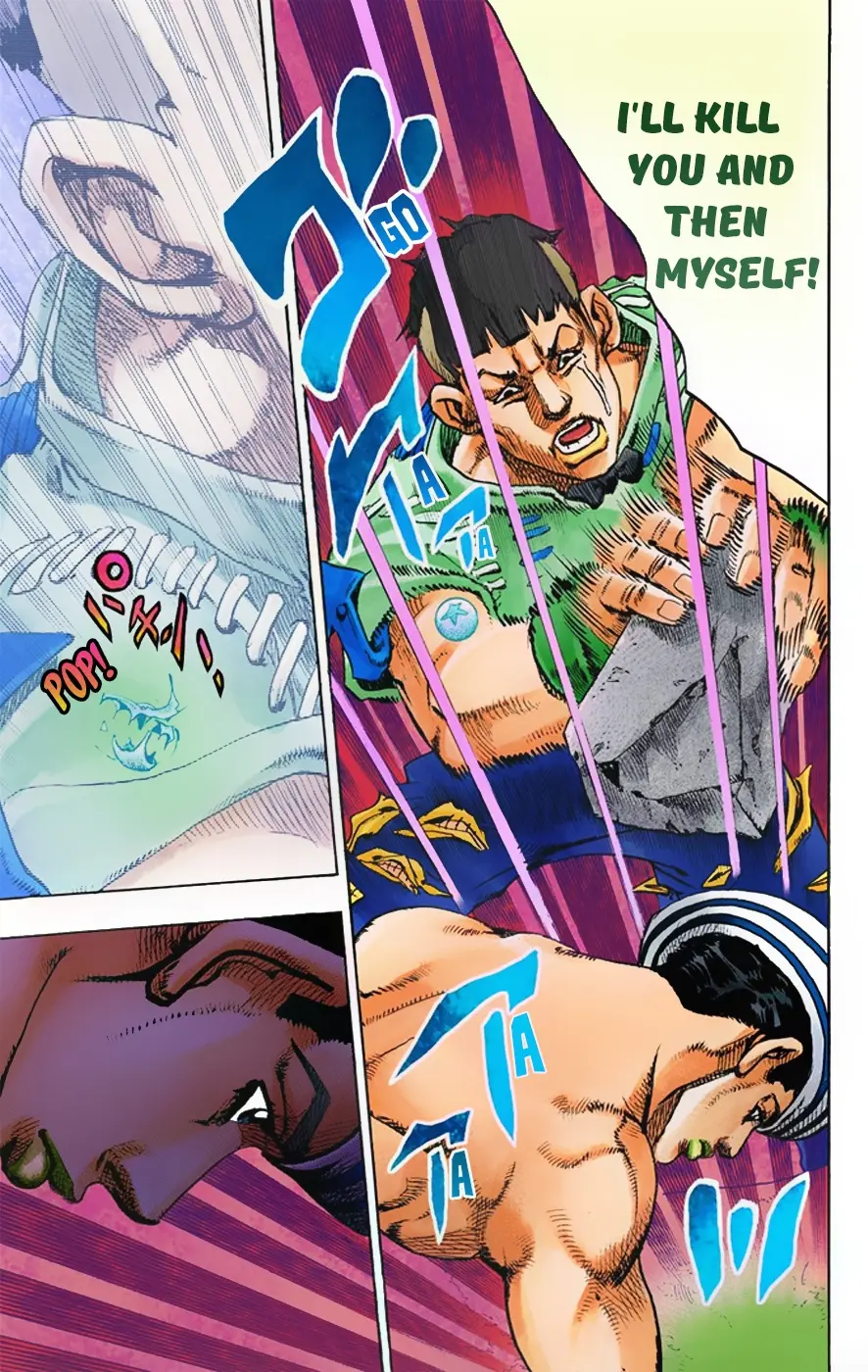 JoJo's Bizarre Adventure, Part 8: JoJolion Colored Manga, chapter 1, page 34