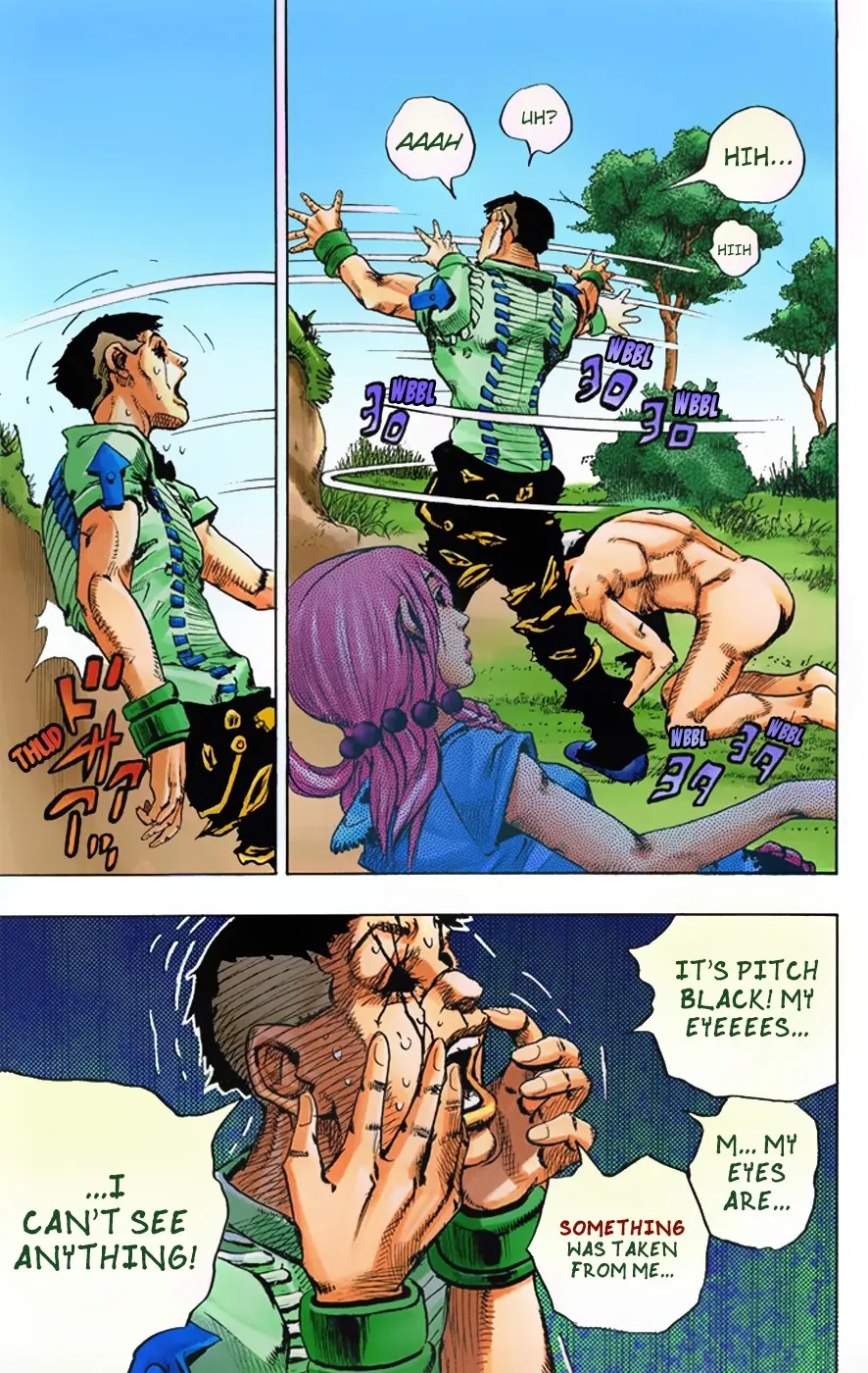 JoJo's Bizarre Adventure, Part 8: JoJolion Colored Manga, chapter 1, page 38