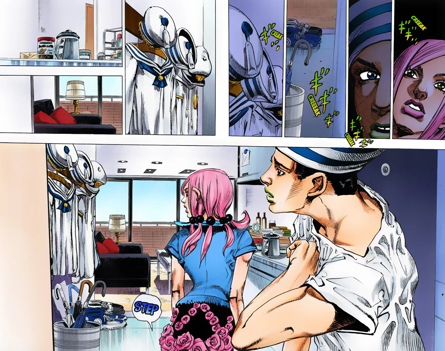 JoJo's Bizarre Adventure, Part 8: JoJolion Colored Manga, chapter 2, page 42