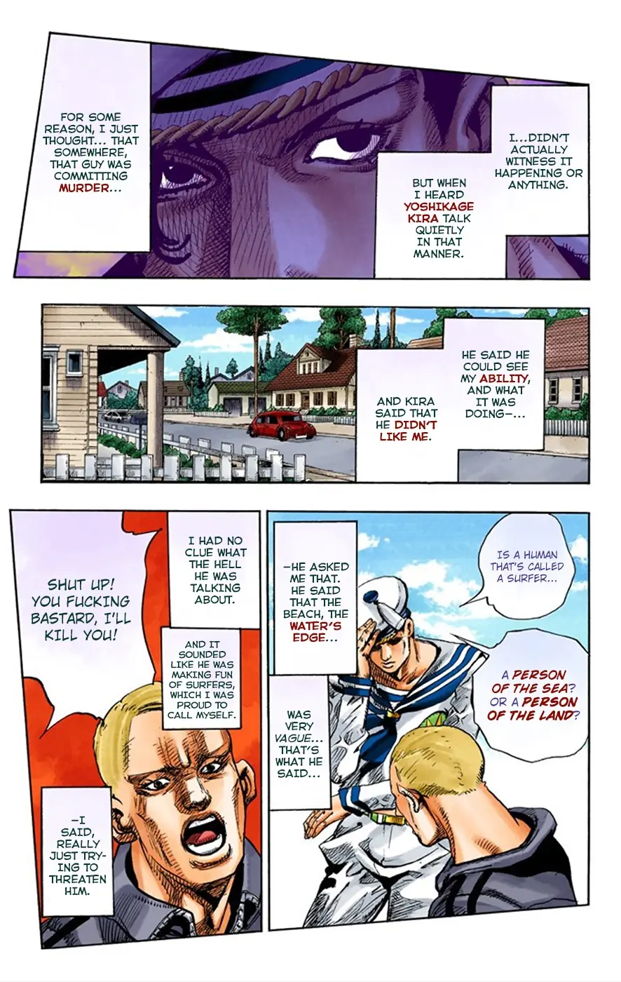 JoJo's Bizarre Adventure, Part 8: JoJolion Colored Manga, chapter 6, page 29