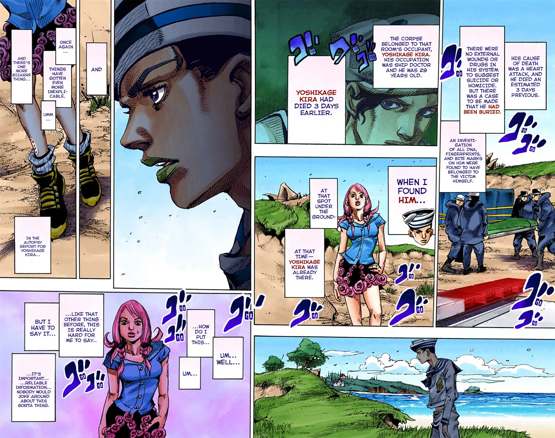 JoJo's Bizarre Adventure, Part 8: JoJolion Colored Manga, chapter 6, page 46