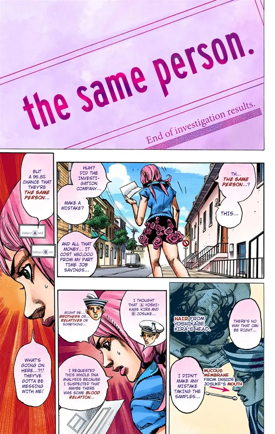 JoJo's Bizarre Adventure, Part 8: JoJolion Colored Manga, chapter 8, page 34