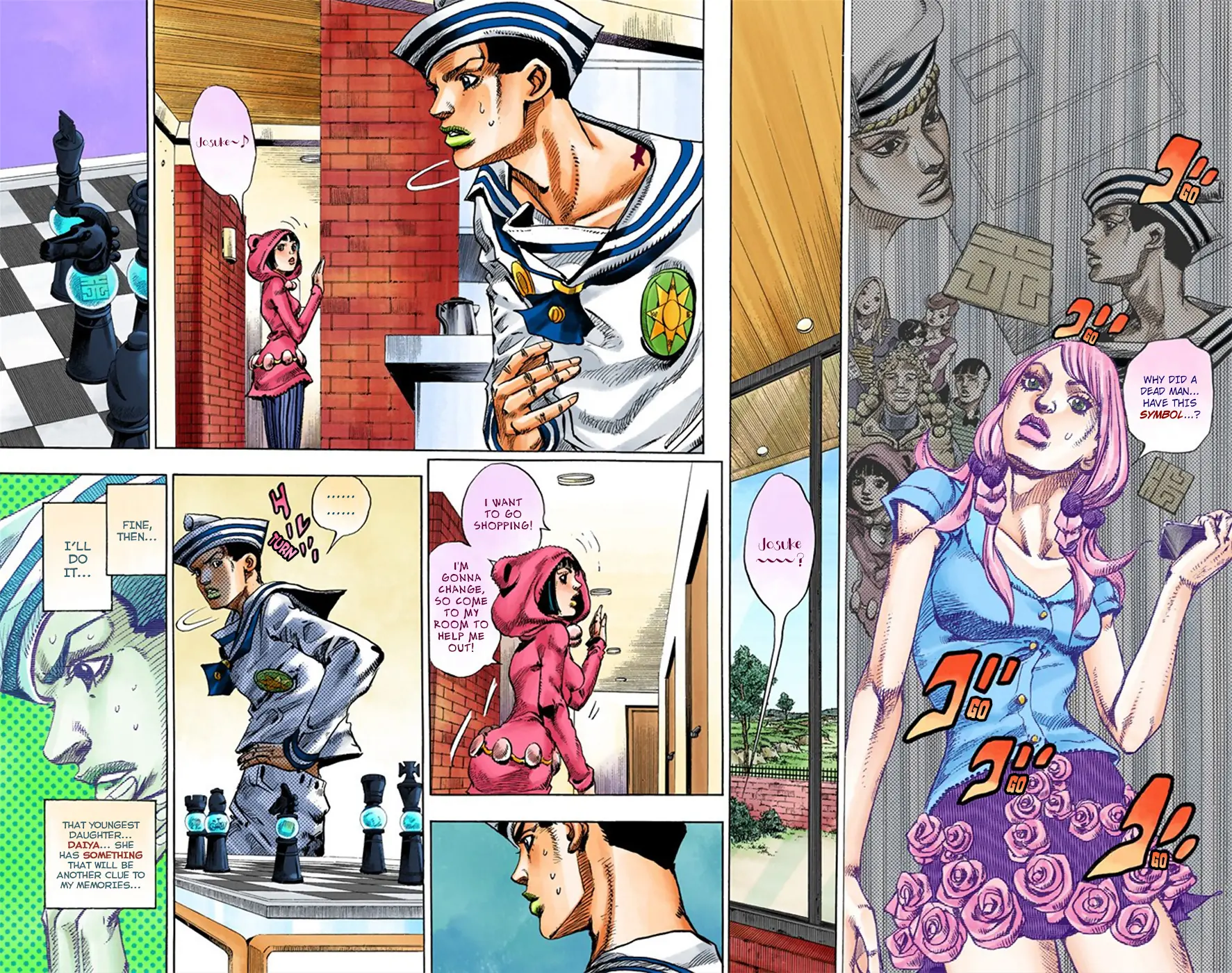 JoJo's Bizarre Adventure, Part 8: JoJolion Colored Manga, chapter 8, page 37