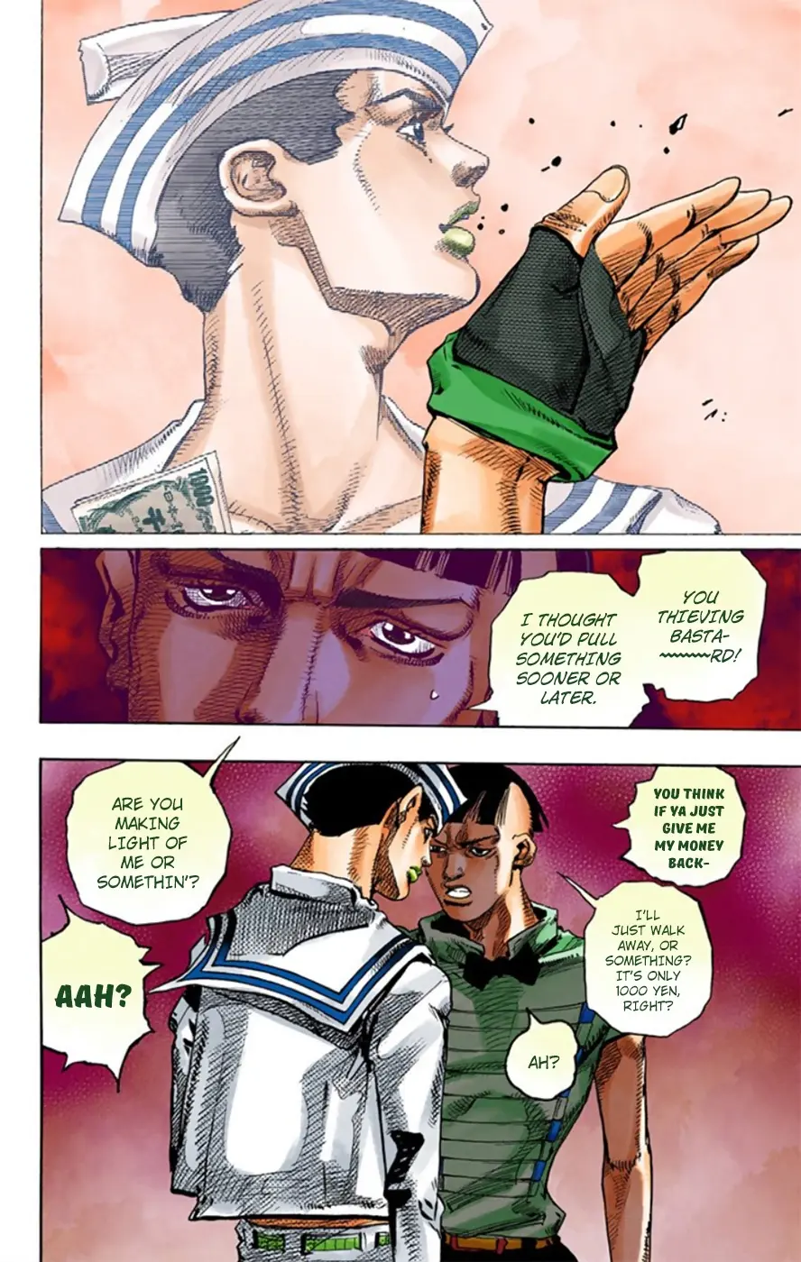 JoJo's Bizarre Adventure, Part 8: JoJolion Colored Manga, chapter 12, page 9
