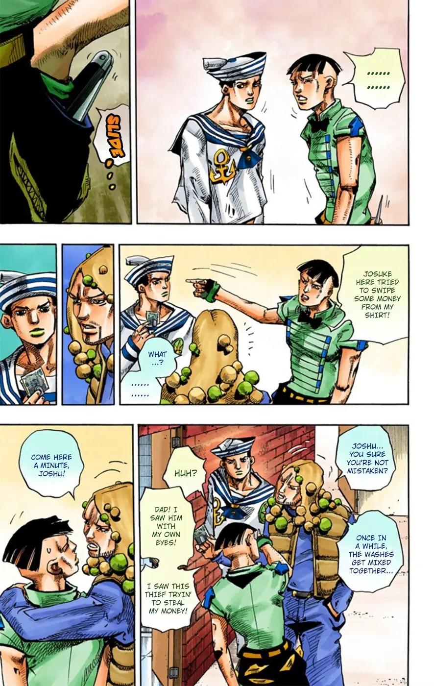JoJo's Bizarre Adventure, Part 8: JoJolion Colored Manga, chapter 12, page 12
