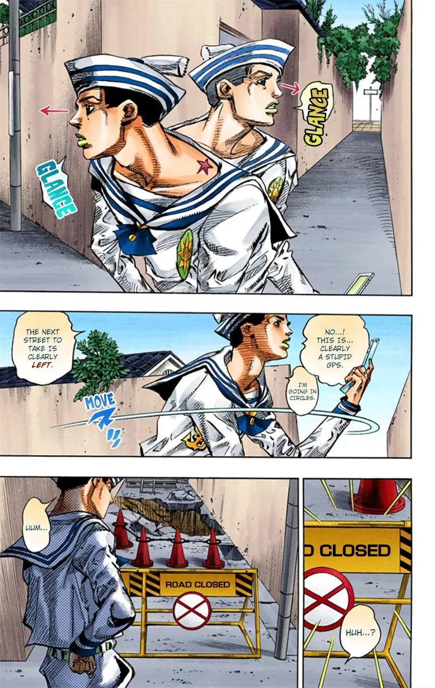JoJo's Bizarre Adventure, Part 8: JoJolion Colored Manga, chapter 12, page 28