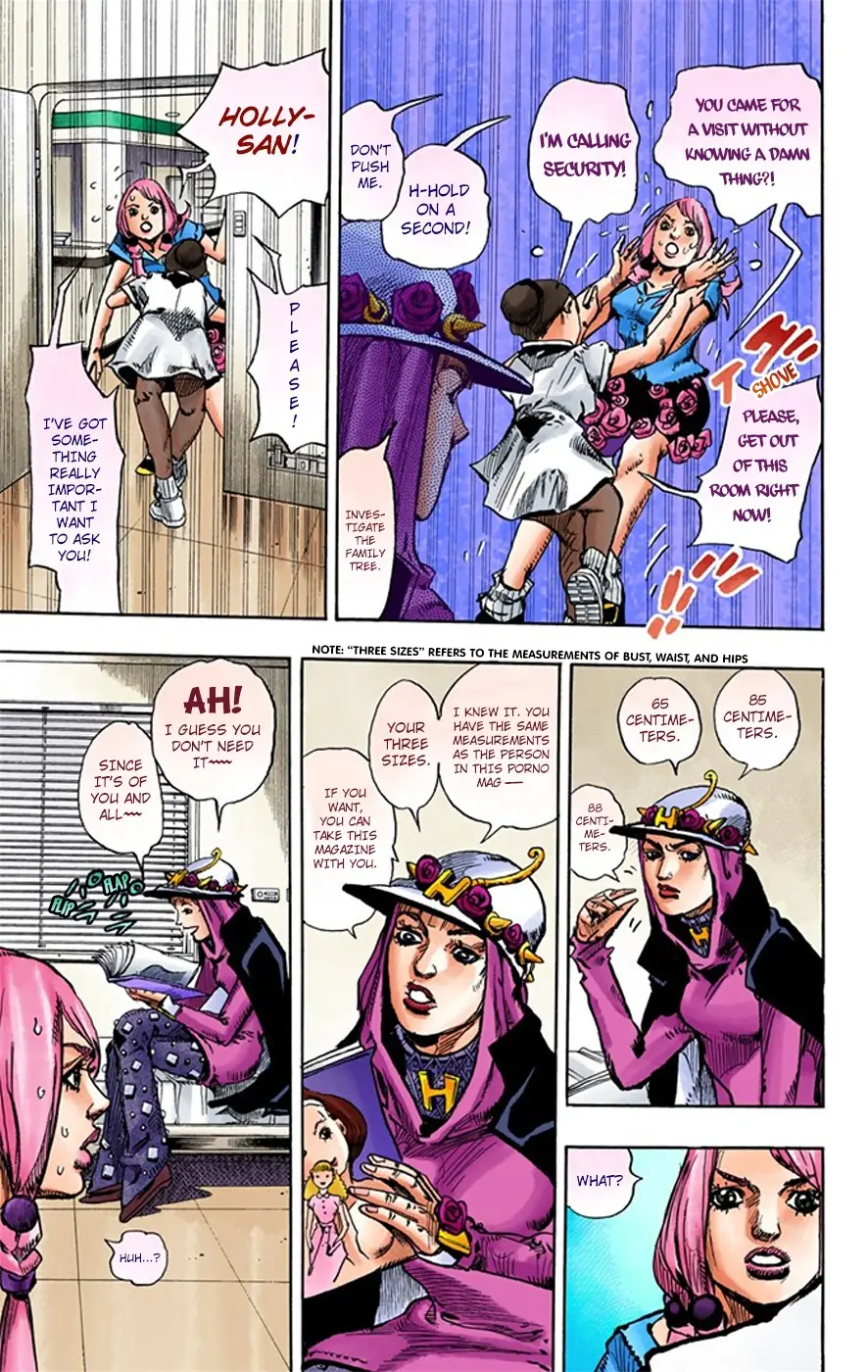 JoJo's Bizarre Adventure, Part 8: JoJolion Colored Manga, chapter 14, page 15