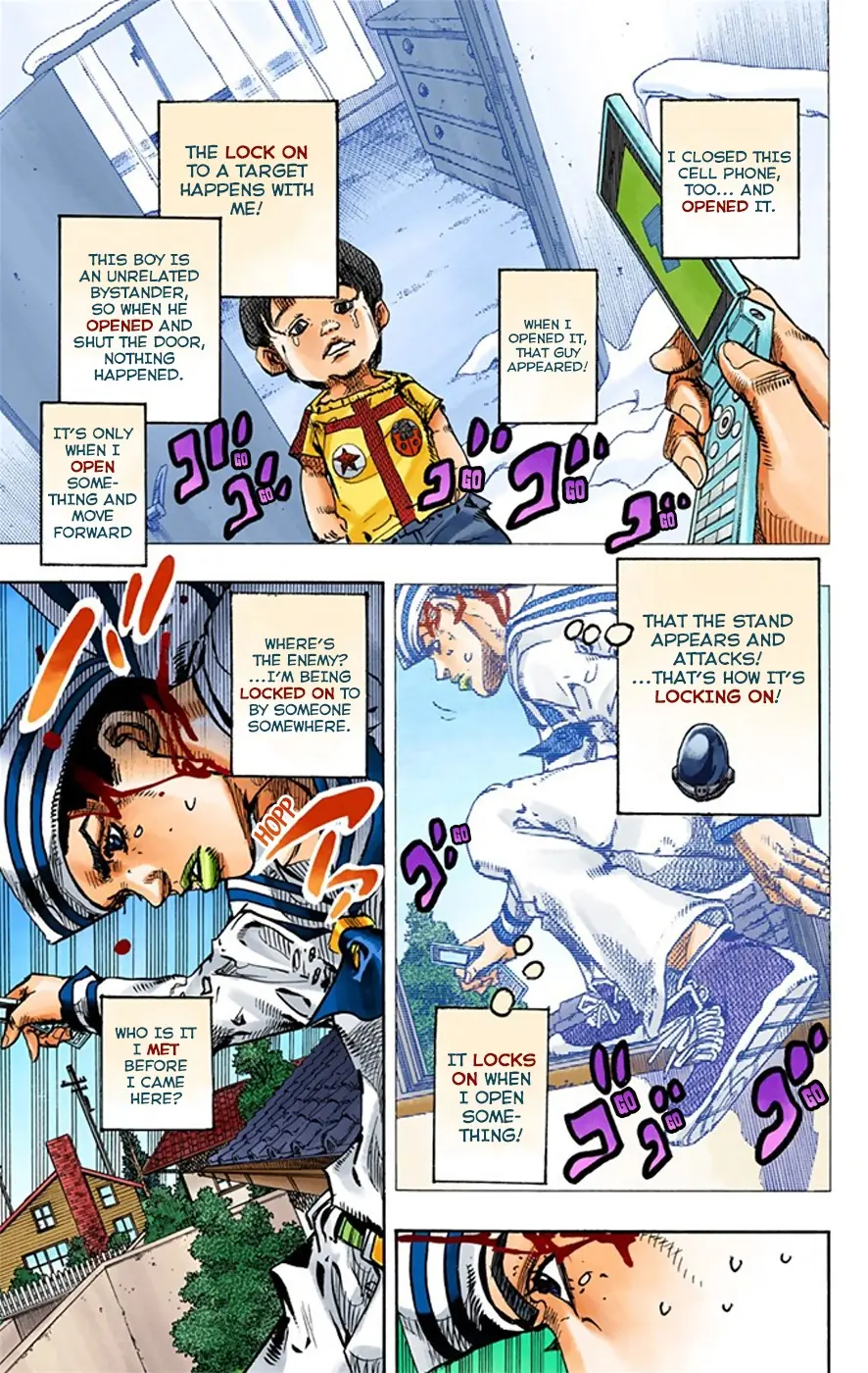 JoJo's Bizarre Adventure, Part 8: JoJolion Colored Manga, chapter 14, page 47
