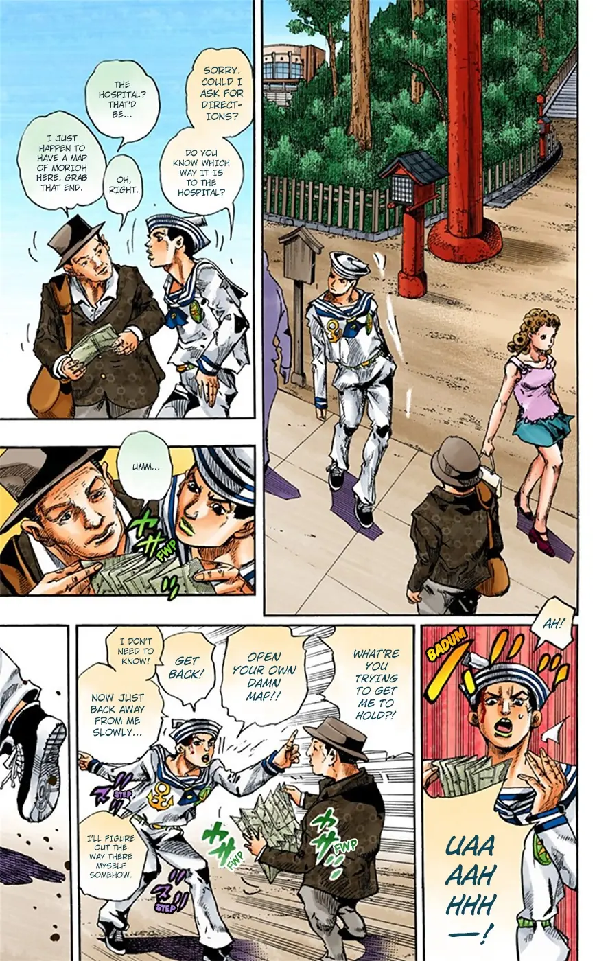 JoJo's Bizarre Adventure, Part 8: JoJolion Colored Manga, chapter 15, page 8
