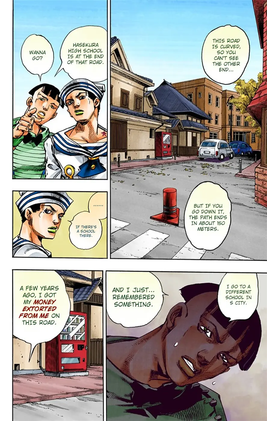 JoJo's Bizarre Adventure, Part 8: JoJolion Colored Manga, chapter 18, page 19