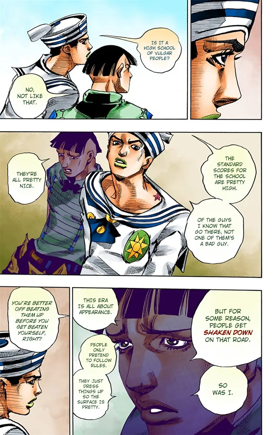 JoJo's Bizarre Adventure, Part 8: JoJolion Colored Manga, chapter 18, page 22