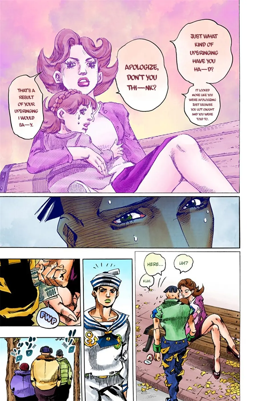 JoJo's Bizarre Adventure, Part 8: JoJolion Colored Manga, chapter 18, page 34