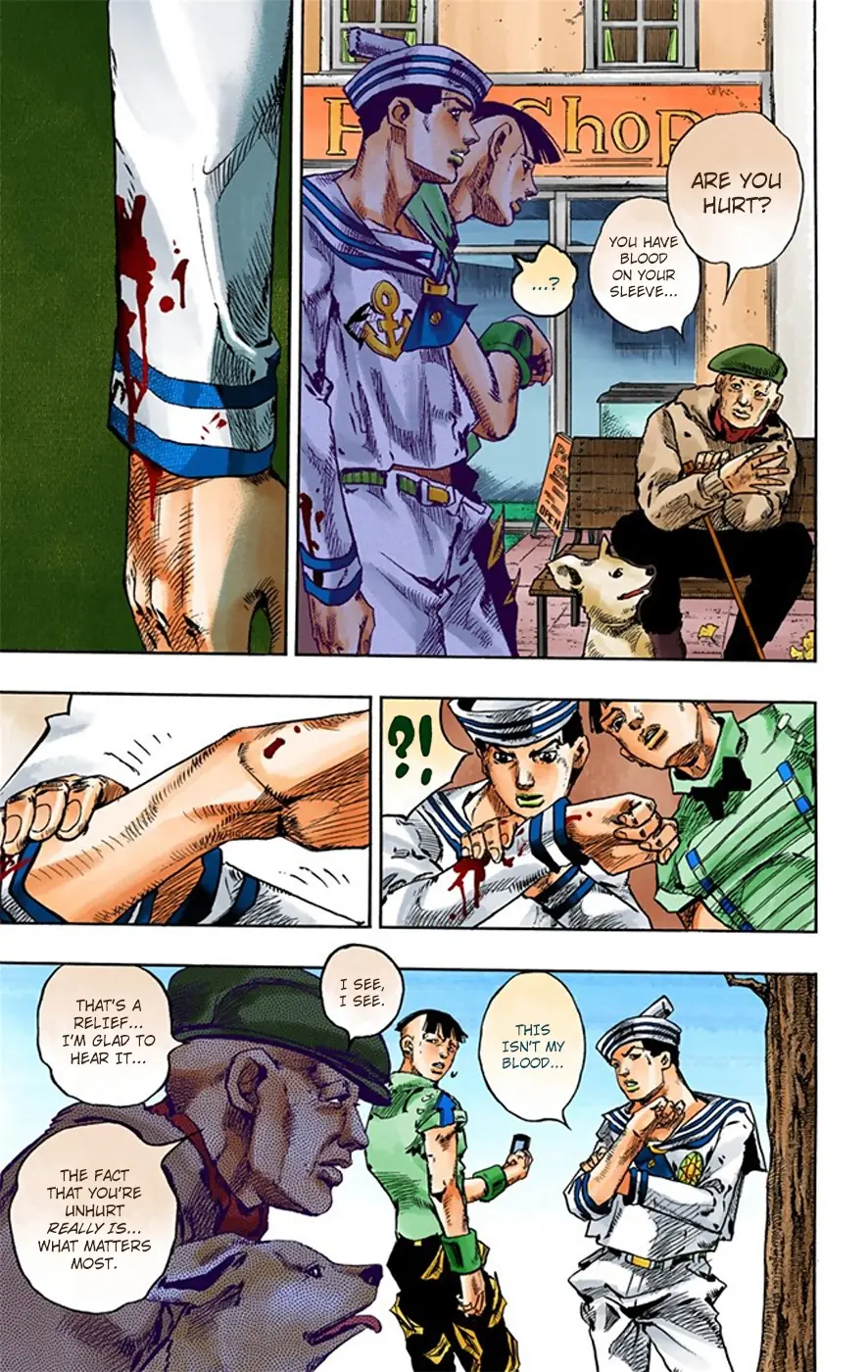 JoJo's Bizarre Adventure, Part 8: JoJolion Colored Manga, chapter 18, page 40