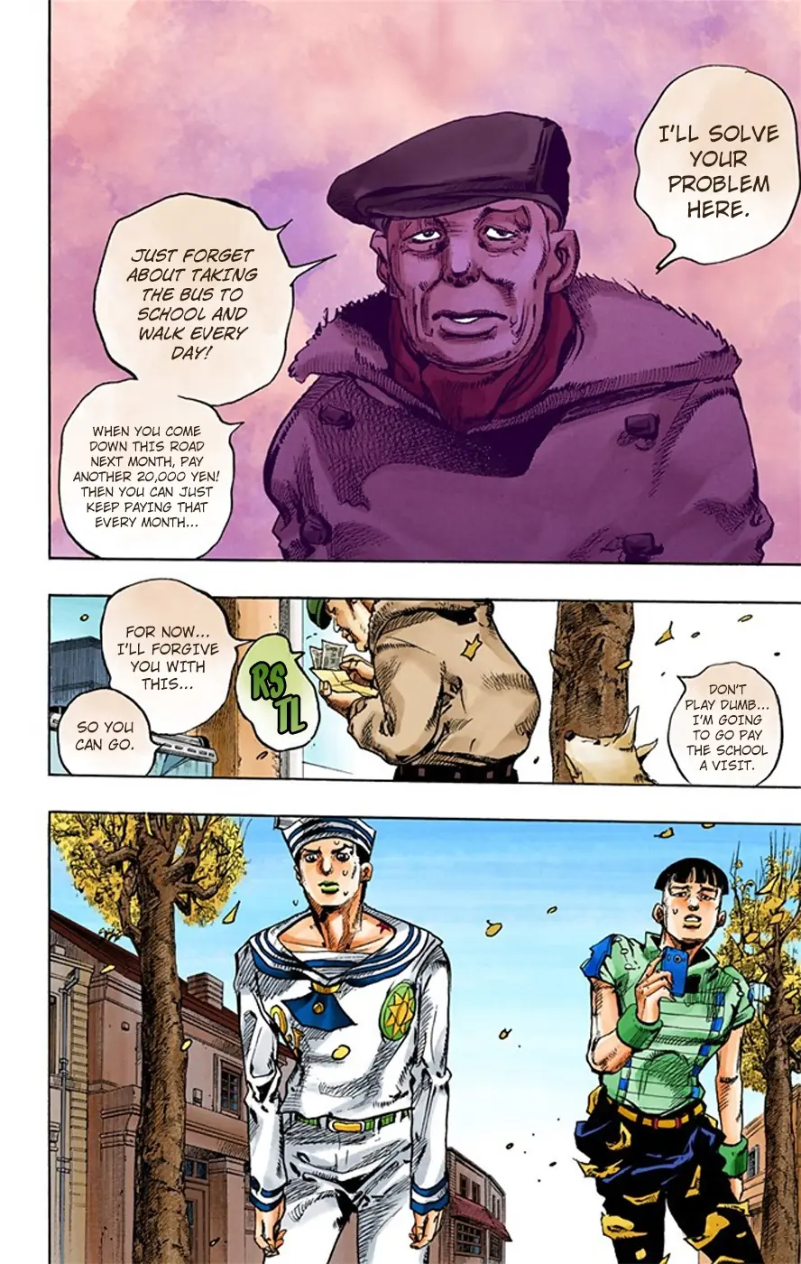 JoJo's Bizarre Adventure, Part 8: JoJolion Colored Manga, chapter 19, page 17