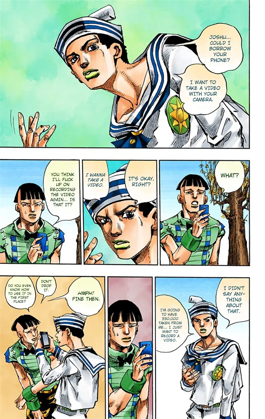 JoJo's Bizarre Adventure, Part 8: JoJolion Colored Manga, chapter 19, page 22