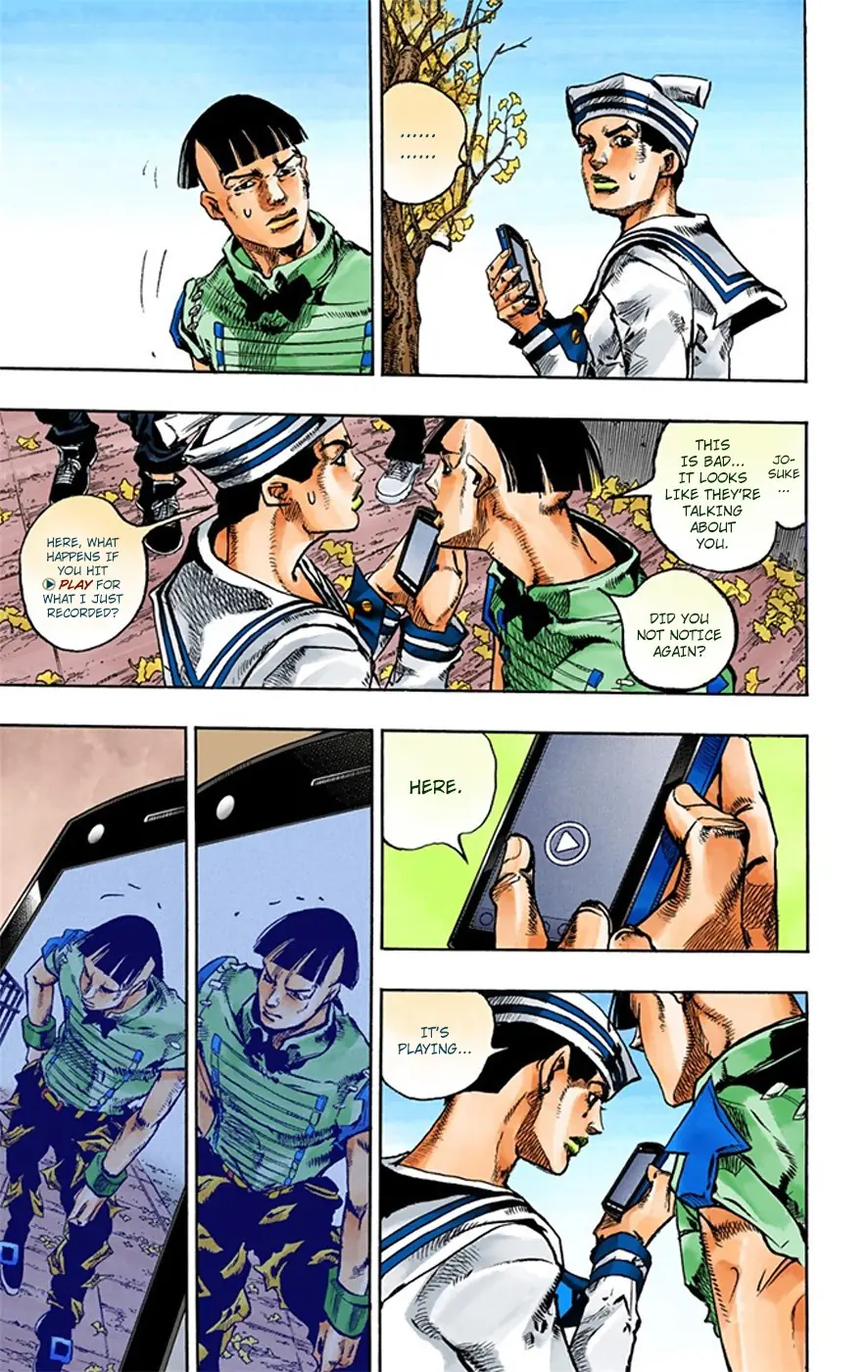 JoJo's Bizarre Adventure, Part 8: JoJolion Colored Manga, chapter 19, page 27