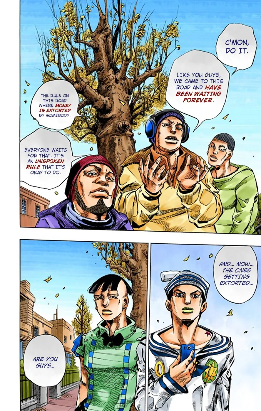 JoJo's Bizarre Adventure, Part 8: JoJolion Colored Manga, chapter 19, page 34
