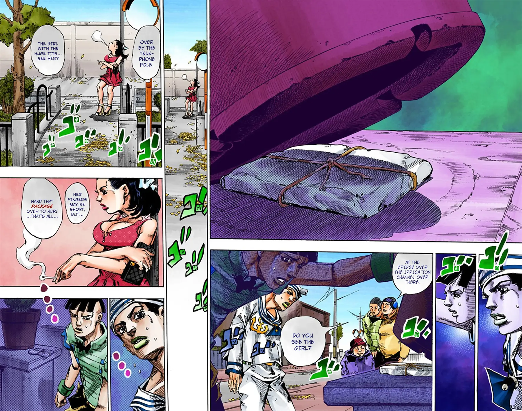 JoJo's Bizarre Adventure, Part 8: JoJolion Colored Manga, chapter 19, page 36