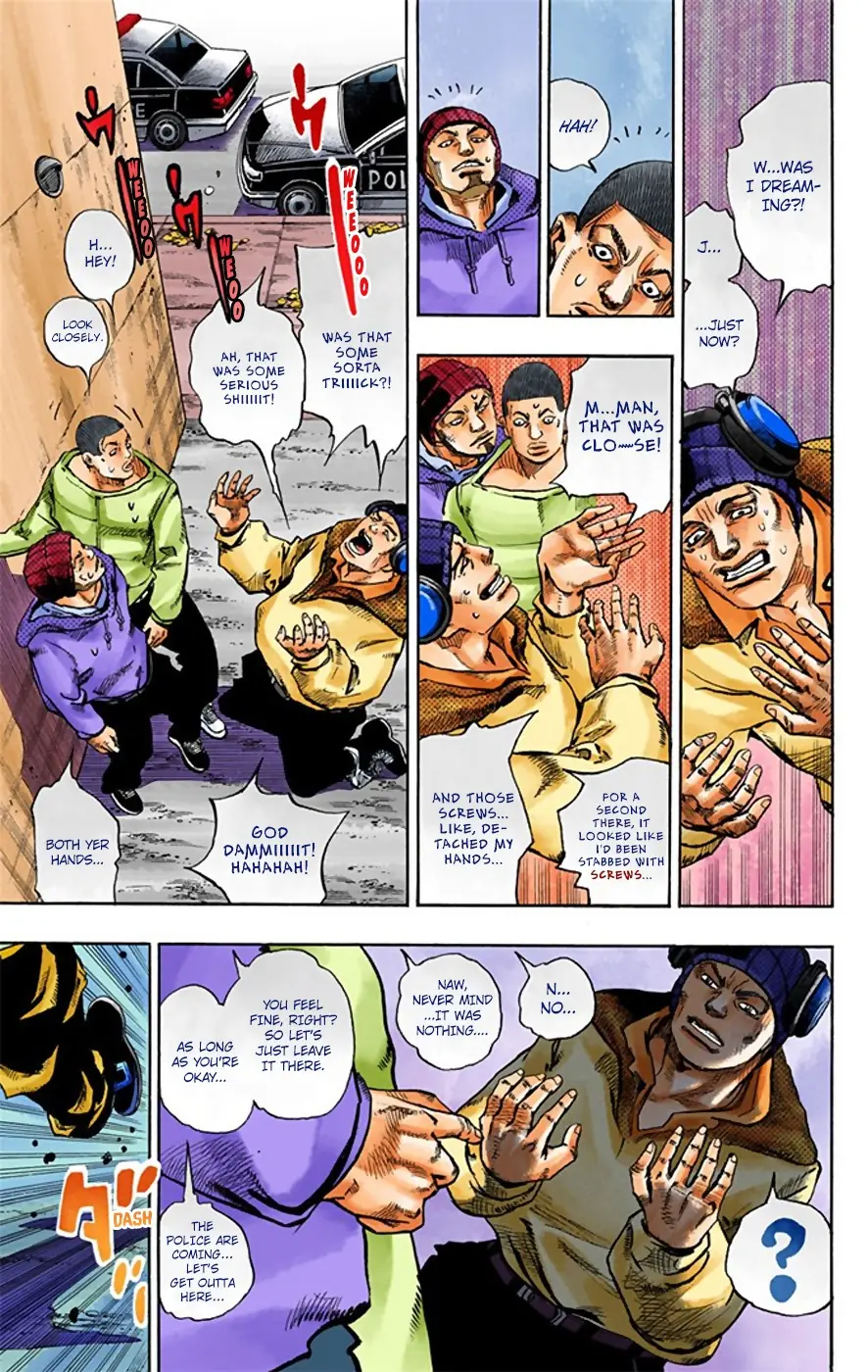 JoJo's Bizarre Adventure, Part 8: JoJolion Colored Manga, chapter 21, page 12