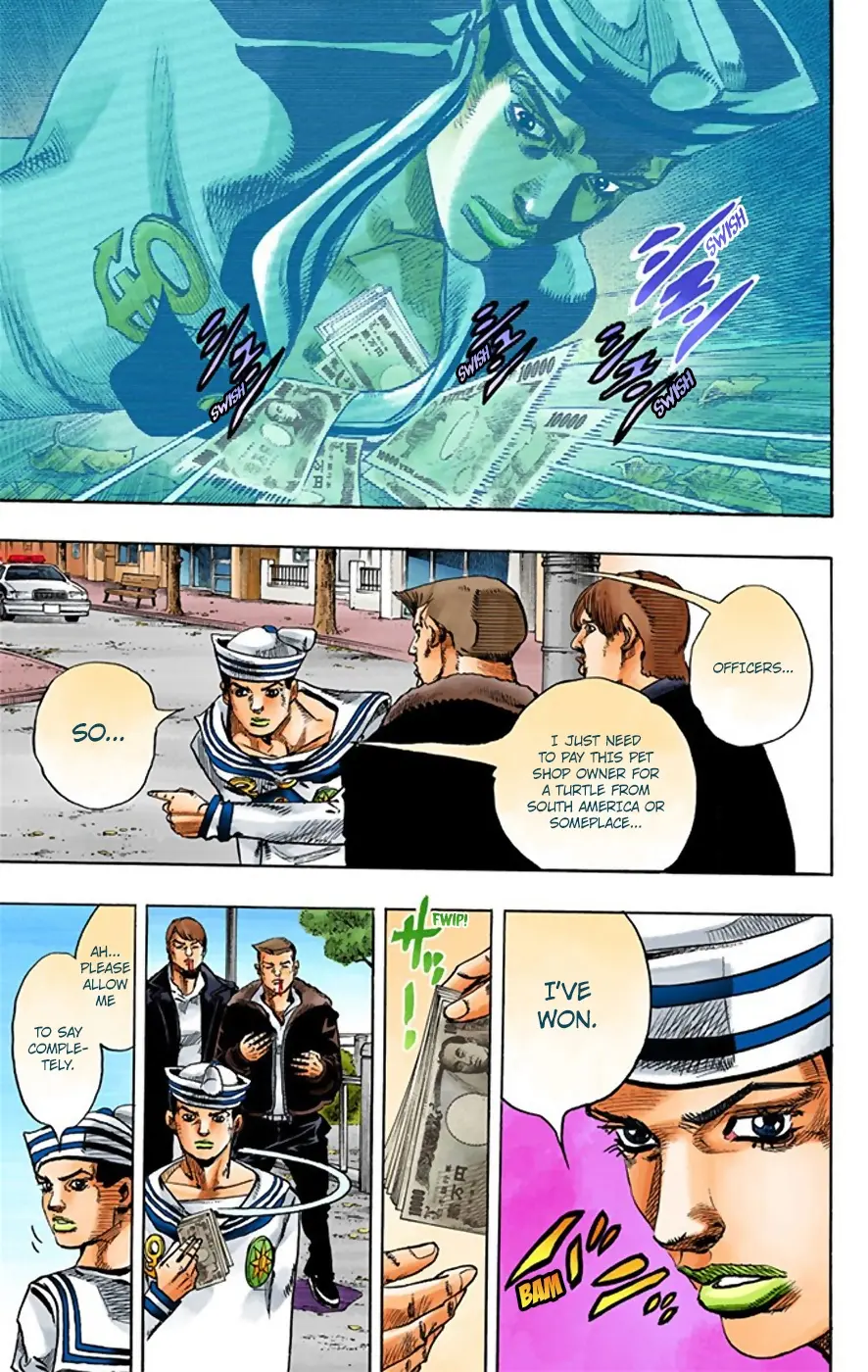 JoJo's Bizarre Adventure, Part 8: JoJolion Colored Manga, chapter 21, page 22