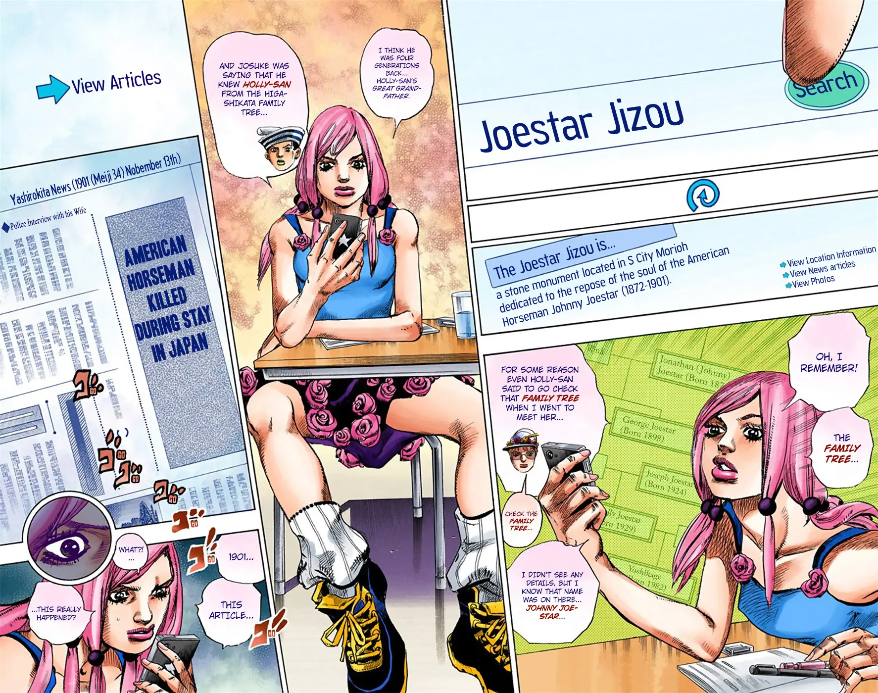JoJo's Bizarre Adventure, Part 8: JoJolion Colored Manga, chapter 21, page 29