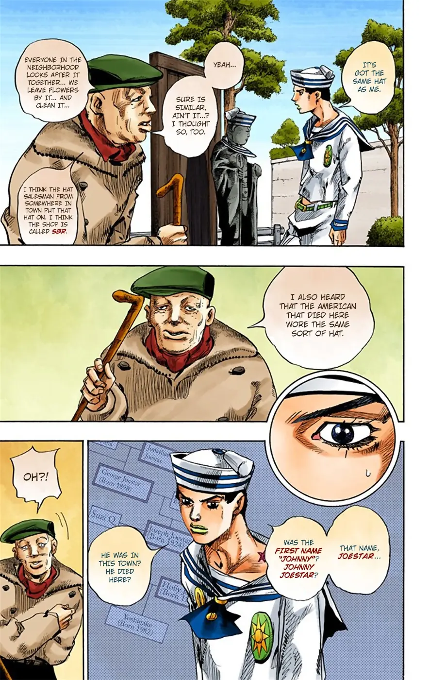 JoJo's Bizarre Adventure, Part 8: JoJolion Colored Manga, chapter 21, page 39