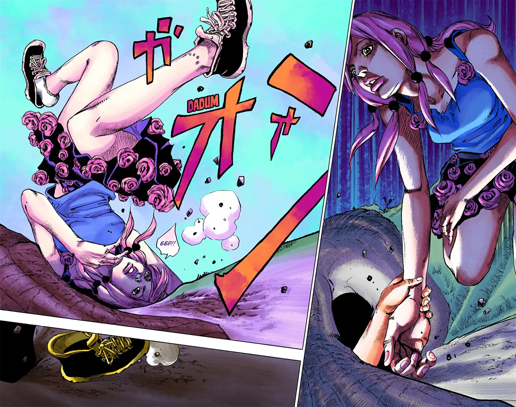 JoJo's Bizarre Adventure, Part 8: JoJolion Colored Manga, chapter 22, page 28