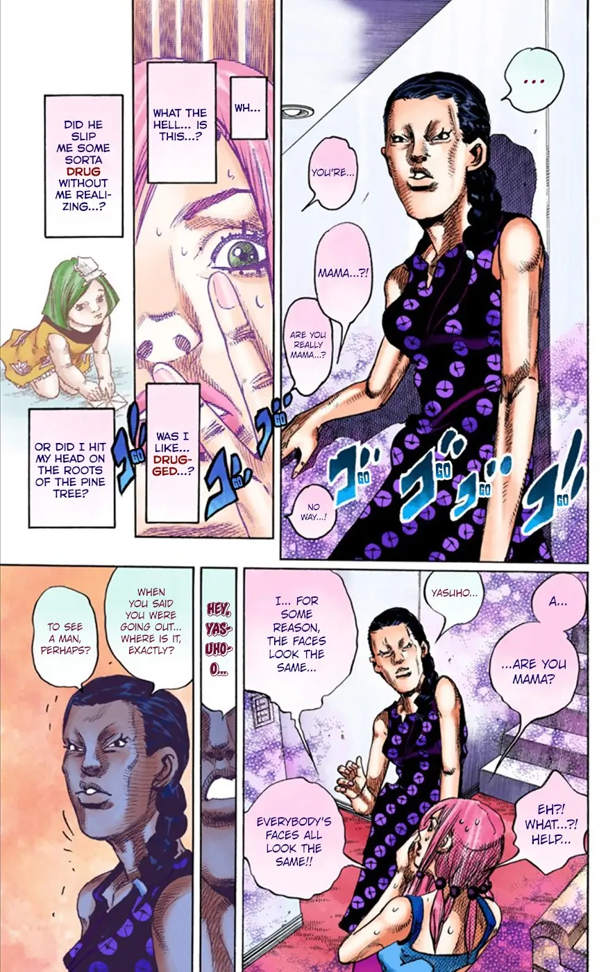 JoJo's Bizarre Adventure, Part 8: JoJolion Colored Manga, chapter 24, page 34