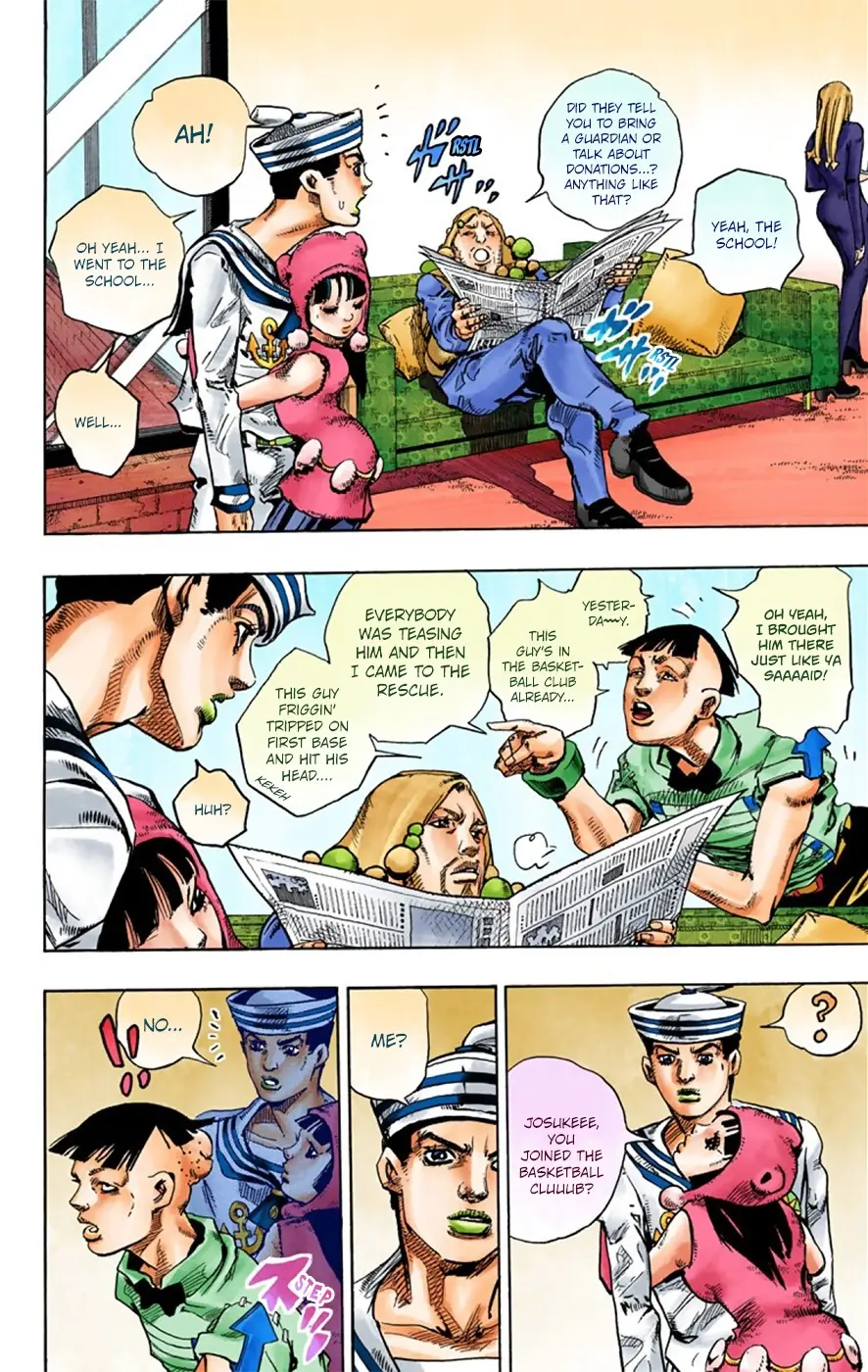 JoJo's Bizarre Adventure, Part 8: JoJolion Colored Manga, chapter 27, page 13