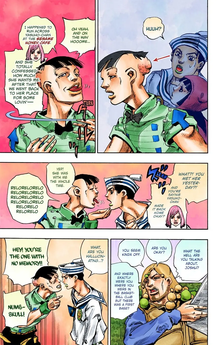 JoJo's Bizarre Adventure, Part 8: JoJolion Colored Manga, chapter 27, page 14