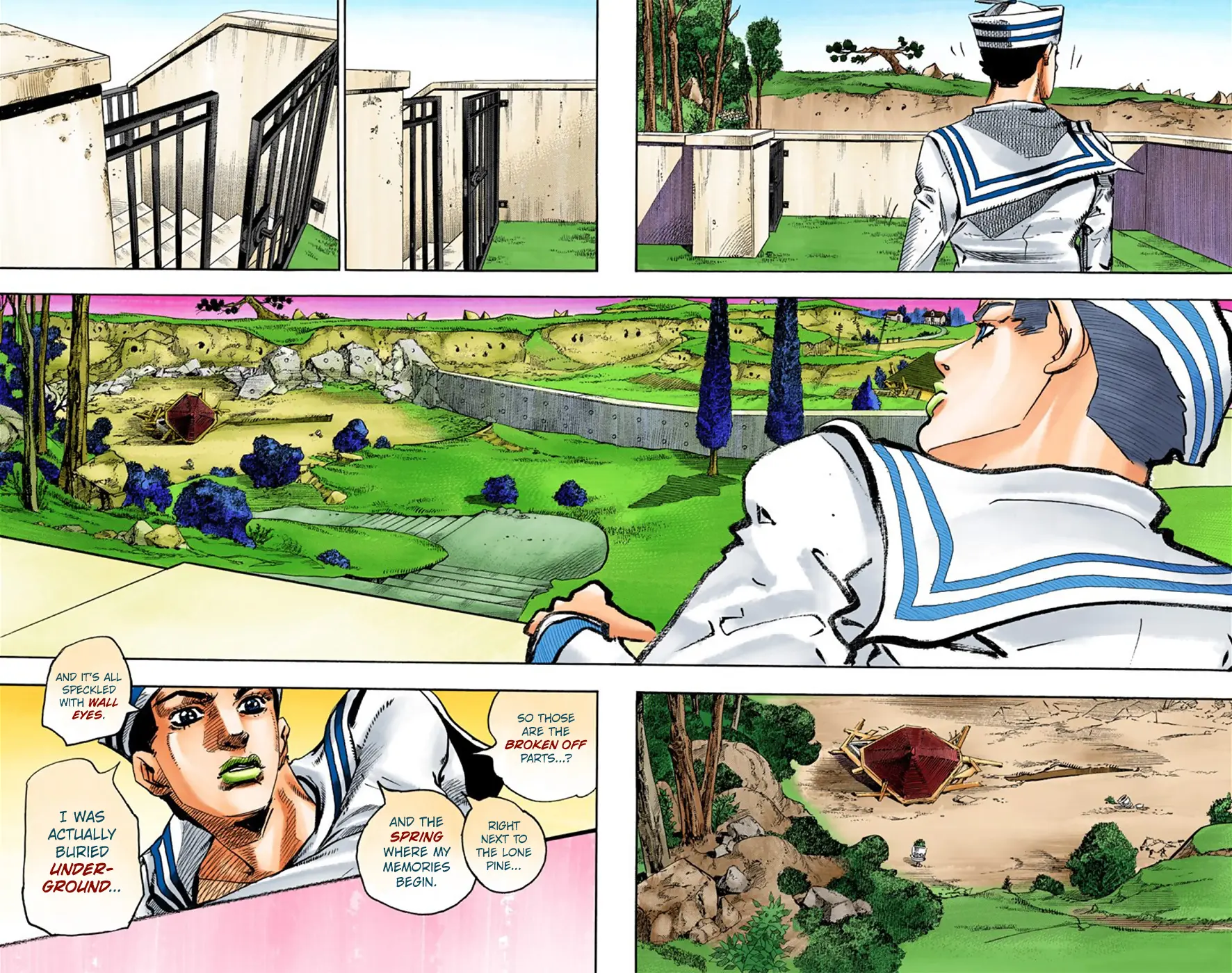 JoJo's Bizarre Adventure, Part 8: JoJolion Colored Manga, chapter 27, page 17