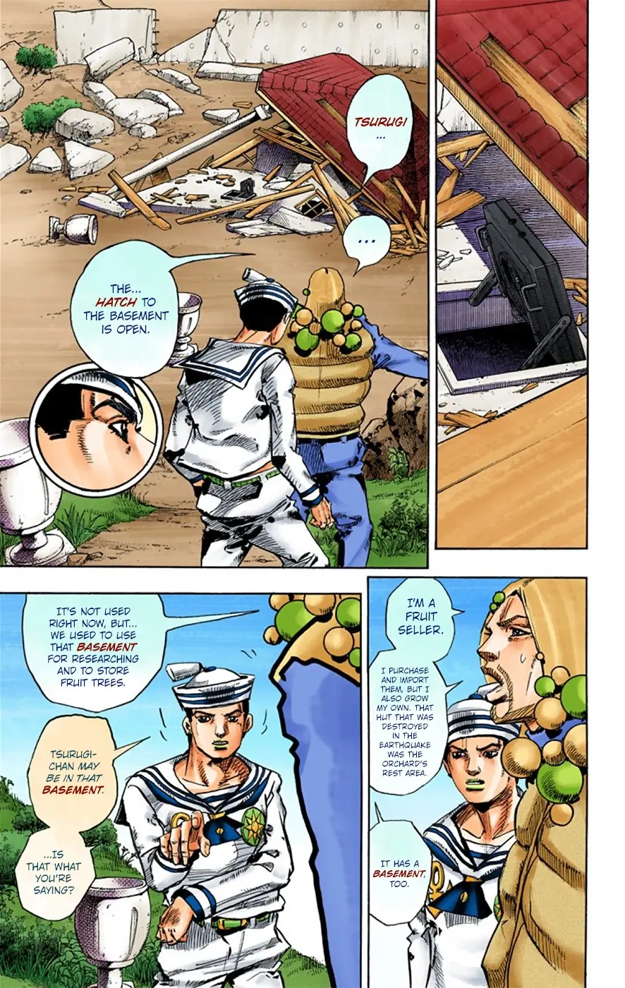JoJo's Bizarre Adventure, Part 8: JoJolion Colored Manga, chapter 27, page 34