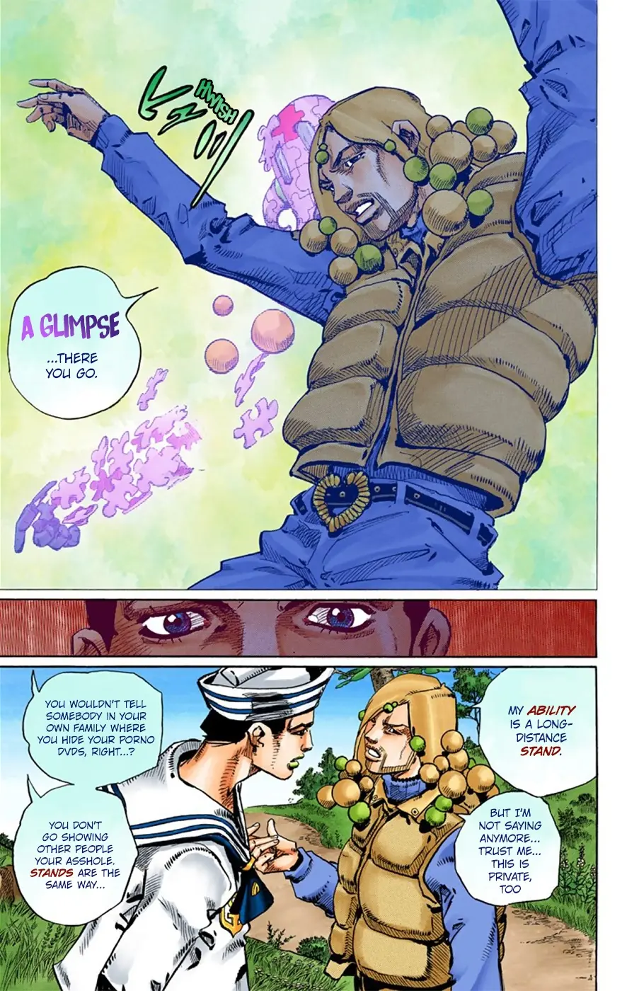 JoJo's Bizarre Adventure, Part 8: JoJolion Colored Manga, chapter 27, page 36