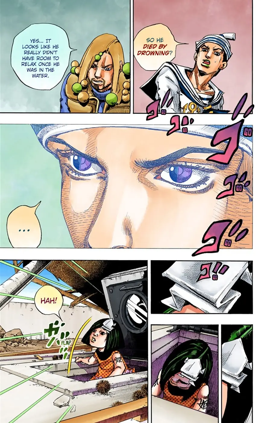 JoJo's Bizarre Adventure, Part 8: JoJolion Colored Manga, chapter 32, page 30