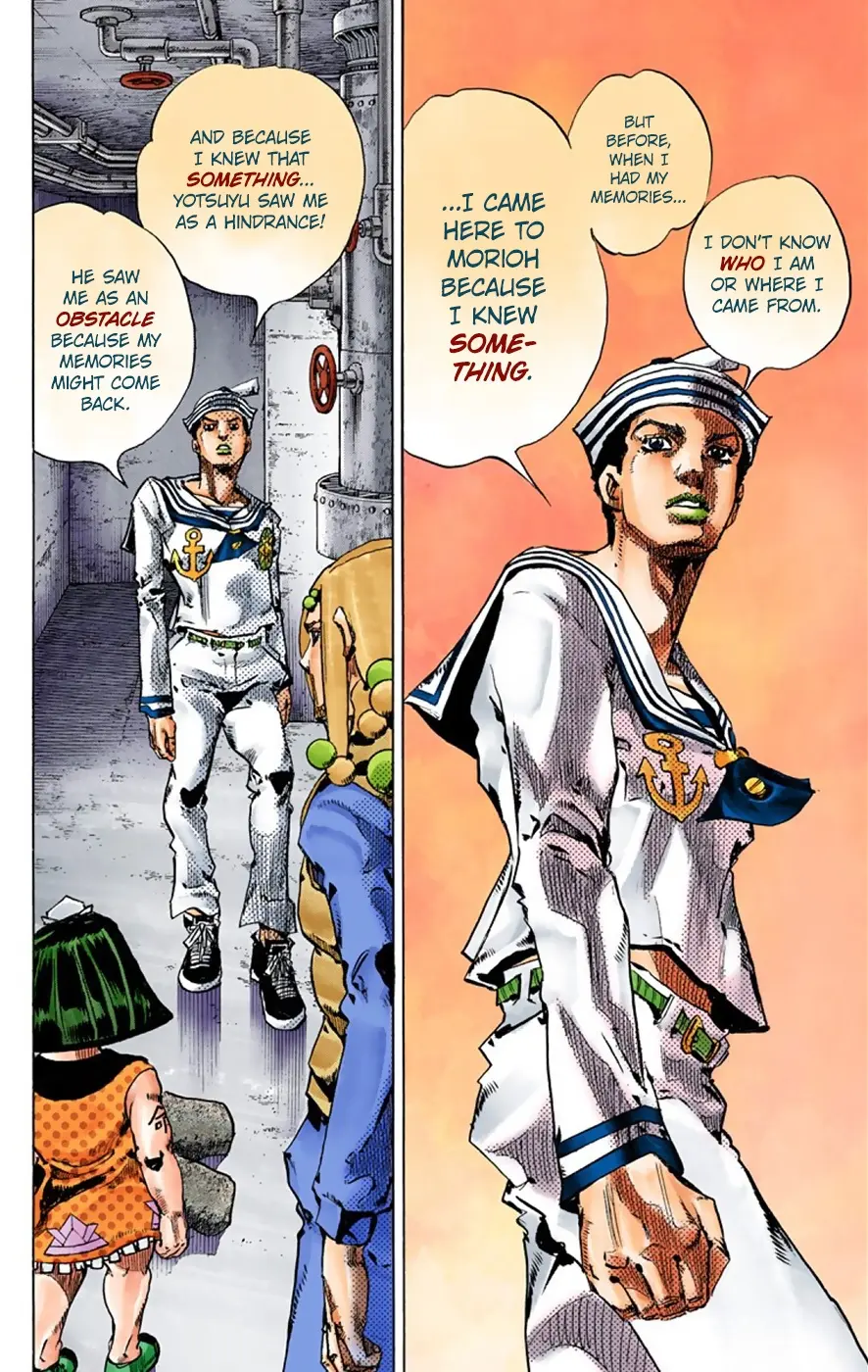 JoJo's Bizarre Adventure, Part 8: JoJolion Colored Manga, chapter 32, page 40