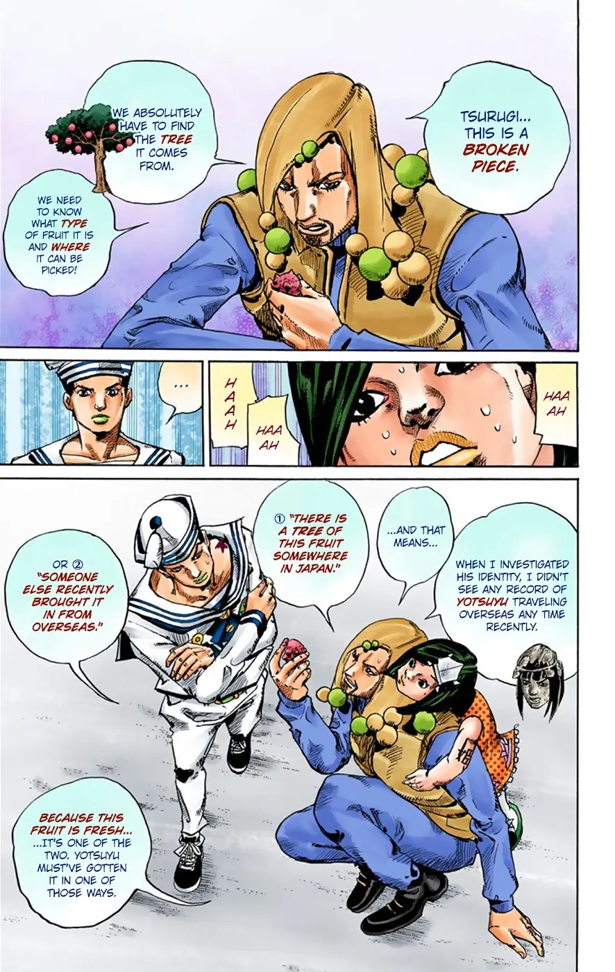 JoJo's Bizarre Adventure, Part 8: JoJolion Colored Manga, chapter 33, page 22