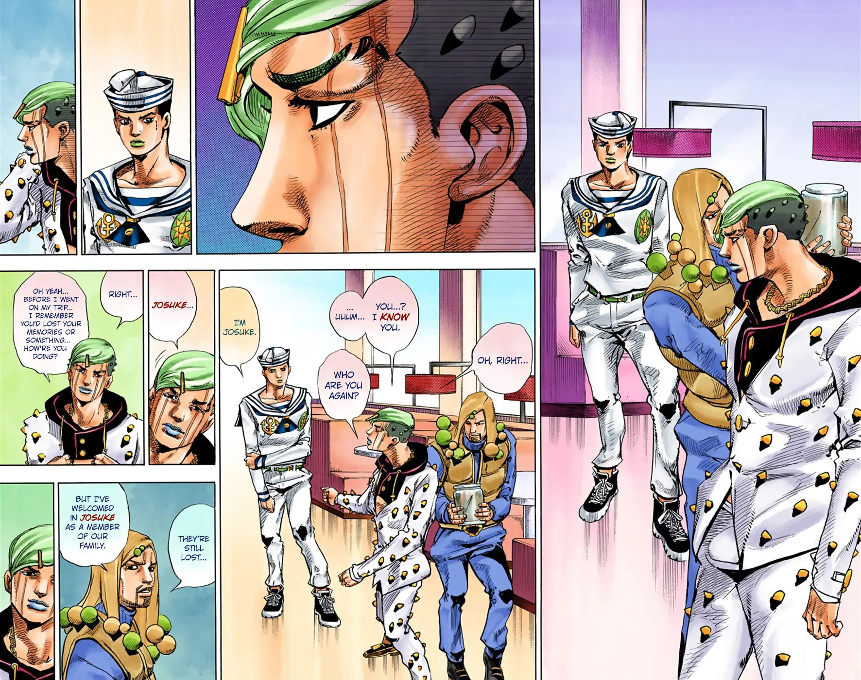 JoJo's Bizarre Adventure, Part 8: JoJolion Colored Manga, chapter 33, page 42