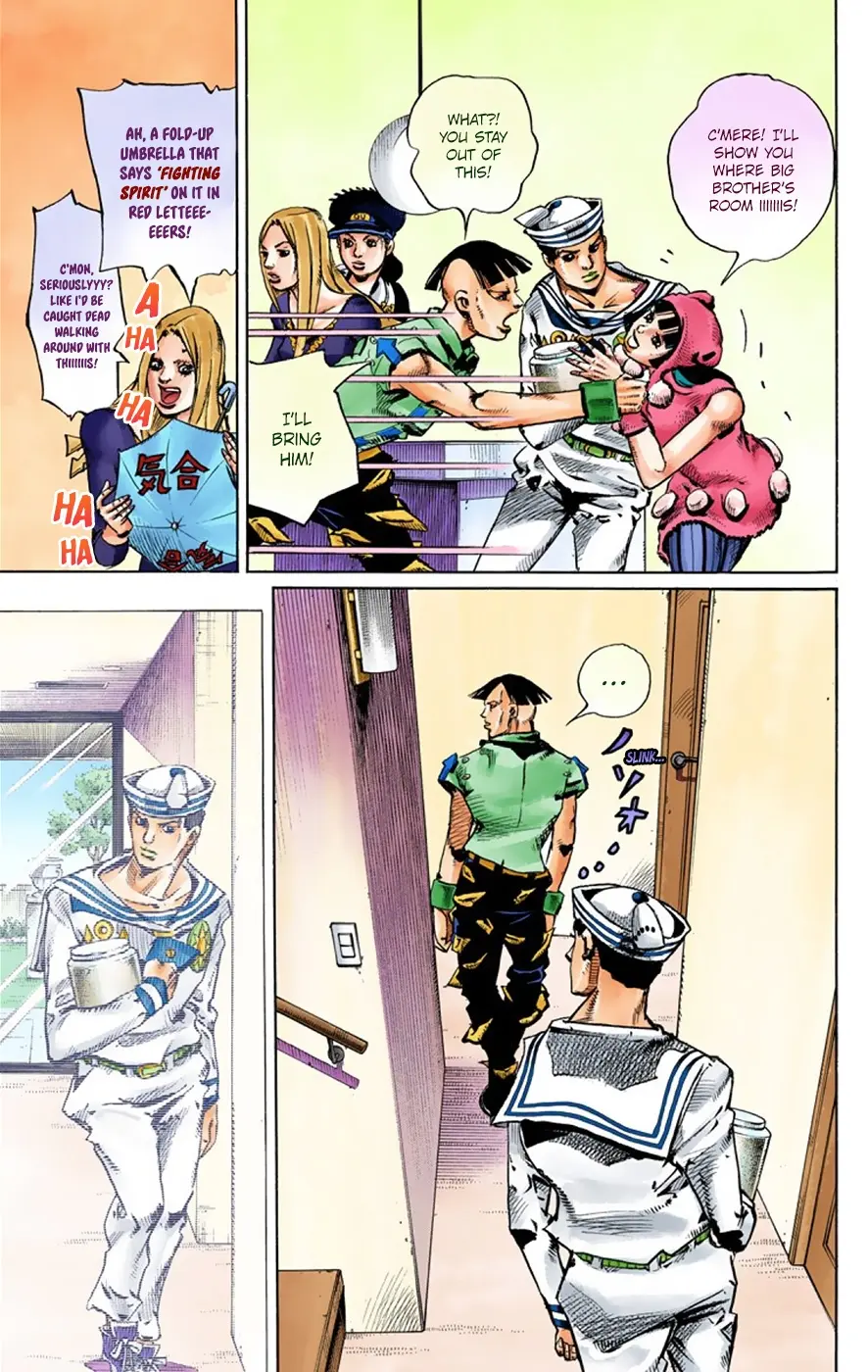 JoJo's Bizarre Adventure, Part 8: JoJolion Colored Manga, chapter 34, page 7